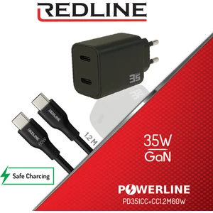 35W Gan Type C + Type C Girişli Şarj Seti