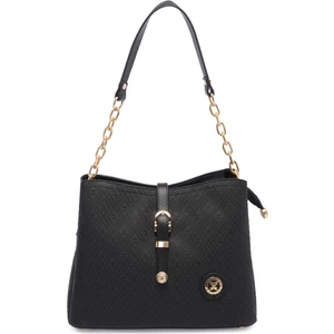 Siyah Print Kadın Omuz Çantası - S1WPR0000802-R0P