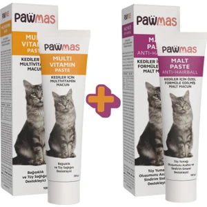 Malt Paste (Anti Hairball)+Multi Vitamin Paste Kedi Macunu 100GR