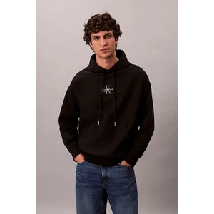 Erkek Rahat Kalıp Kapüşonlu Sweatshirt - Siyah