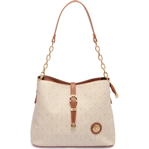 Bej Print Kadın Omuz Çantası - S1WPR0000802-S7G