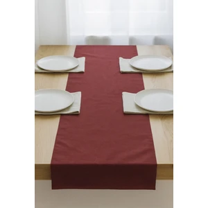 Bordo Şık Masa Runnerı 50X150 cm – Modern ve Zarif Masa Örtüsü Runner