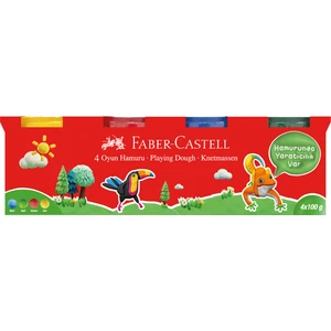 Oyun Hamuru Klasik 4'lü,Kırmızı,Yeşil,Sarı,Mavi,Canlı Renkler,Yumuşak Hamur,Eğlenceli Hamur Seti