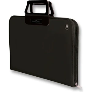 38x55 cm Siyah Proje Çantası,Geniş İç Hacim, Ergonomik Taşıma Askılığı, PP Malzeme