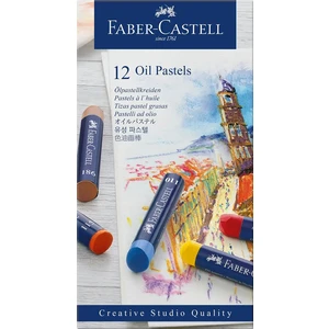 Creative Studio 12’li Yağlı Pastel Boya Seti,Canlı Renkler, Kolay Uygulama, Yüksek Pigmentli