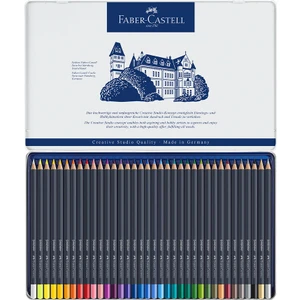 Goldfaber Sulu Boya Kalemi, 36 Renk, Solmaya Dayanıklı Pigment, Yumuşak ve Canlı Renkler