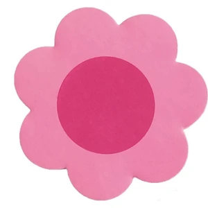 Yapışkan Notluk 50 x 50 mm Mini Çiçek,Renkli ve Pratik Not Kağıdı