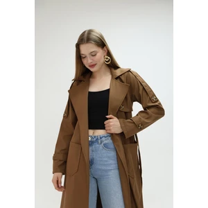 Cepli Kuşaklı Trençkot