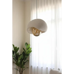 Beton Görünümlü Iskandinav &bohem Tarz Tekli Sarkıt Avize–profesyonel Tasarım,gün Işığı Ampul Içerir
