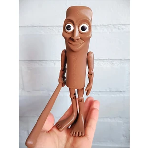 Tung Tung Tung Sahur Figürü – 10.5 cm Sağlıklı Petg Malzemeden Brainrot Hareketli 3D Dekoratif Figür