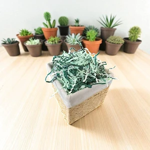 500 gr Zigzag Kırpık Kağıt , Kırpıntı Kağıt * Yeşil Karışık Renkli