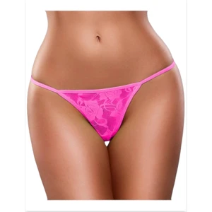 Fantezi Pembe Dantel String-Tanga BRF278614
