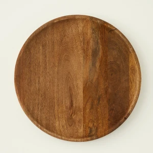 Wooden Mango Sunum Tabağı Naturel (30 Cm)