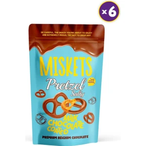 Sütlü Çikolata Kaplamalı Pretzel 80 gr x 6 Adet