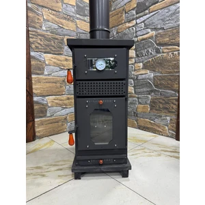 Manuel Fanlı Fırınlı Odunlupelet Soba