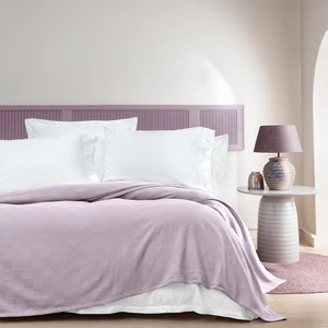 Ovis Çift Kişilik %100 Pamuk Pike - Lila