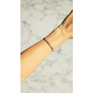 Paslanmaz Çelik Kalın Italyan Ezme Bileklik