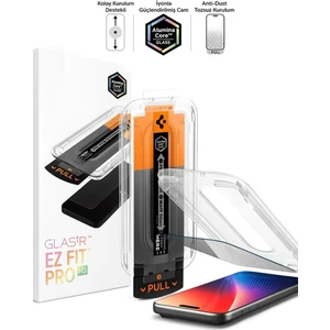 iPhone 17 Pro Max Kendinden Aparatlı 9h Kırılmaz Cam Ekran Koruyucu – Hayalet, Toz ve Kabarcık Önleyici