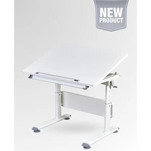 Mini  Simple Çalışma Masası, Yükseklik Ayarlı Çalışma Masası, Kız-Erkek Çocuk Ekru Ders Çalışma Masası