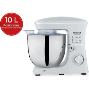Prochef Maxi Stand Mikser 10 L Beyaz