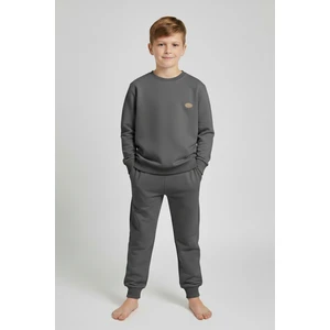 Bisiklet Yaka Erkek Çocuk Eşofman Takımı - 16004