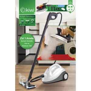 KSC-4218 2'si 1 Arada 2000 ml 4,5 Bar Buharlı Temizleyici ve Buharlı Ütü – 15 Parça Aksesuar