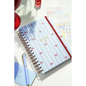Matt Notebook 2026 Yılı A5 Ajanda Spiralli 15X21 cm - 12 Aylık Fiyonklar