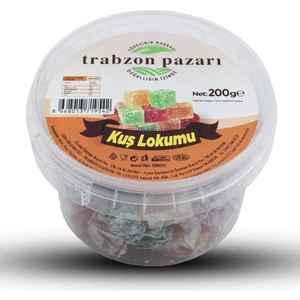 Trabzon Pazarı Meyve Aromalı Kuş Lokumu 200 Gr