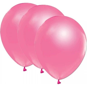 Metalik Balon Pembe 10 Adet