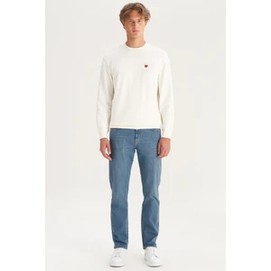 Straight Fit Düz Kesim Normal Bel Arizona Yeşil Pamuklu Esnek Pantolon