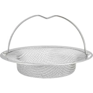 Çelik Mutfak Lavabo Atık Yemek Süzgeci 11 cm Çap Gider Tıpası MT203