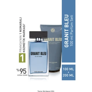 Yves Rocher Granit Bleu 100 ml Parfüm Seti