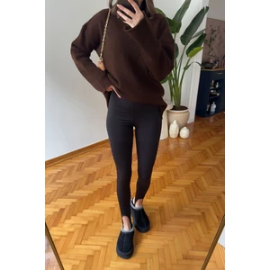 Paça Detay Premium Tayt- Siyah