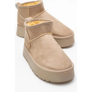 Yüksek Tabanlı Mini Bot Bej