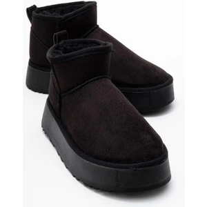 Yüksek Tabanlı Mini Bot Siyah