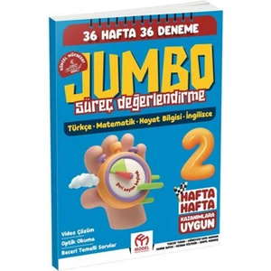 Model Eğitim Yayınları 2.sınıf Jumbo Süreç Değerlendirme Deneme Kitabı 200 Sayfa
