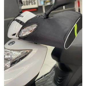 Reflektörlü Motosiklet/scooter Gidon El Koruma Kılıfı - Soğuk ve Su Geçirmez