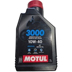 Motul 3000 10W 40 Yağ 1  Litre 2025 | MOTO11