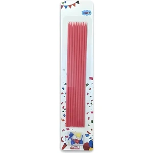 18 cm Kırmızı Mum 7'li M587