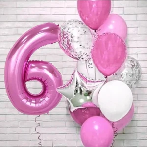 Fuşya Yaş Balon Set 6