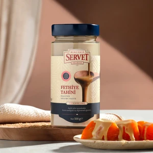Bercekız Servet Şekerleme Taze Üretilmiş Tek Kavrulmuş Servet Tahini 500 gr - Yerli Susam