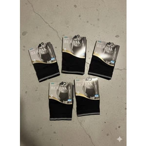 Erkek Siyah Boxer 5'li Paket