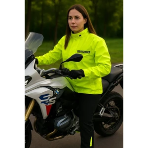 Moto GB Neon Motosiklet Yağmurluğu Outdoor Yağmurluk Cepli File Astarlı Kapşonlu Hafif Su Geçirmez Alt Üst Takım Motorcu Yağmurluk Orjinal Kadın Erkek