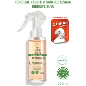 Saç Sağlıklı Hızlı Saç Uzamasına Yardımcı 7 Aktifli Biberiyeli Saç Bakım Suyu 200ml