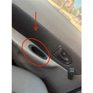 Renault Clio - Symbol Thalia Arka Kapı Çekme Kolu (Iç Kolçak)