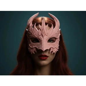 Ejderha Maskesi – Dekoratif ve Kostüm Kullanımına Uygun Maske