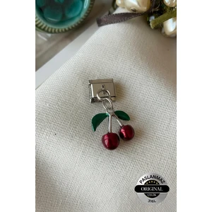 Italyan Charm Bileklik Charmı Kiraz Model 1 Adet