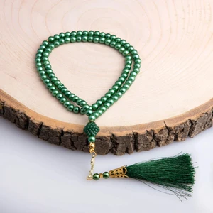 Vavlı Inci Tesbih Yeşil (99LU - 6mm)