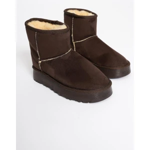 Kadın Süet Bot Kahve Mia