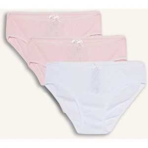 Kız Çocuk 3'lü Slip Külot G1810A825HS